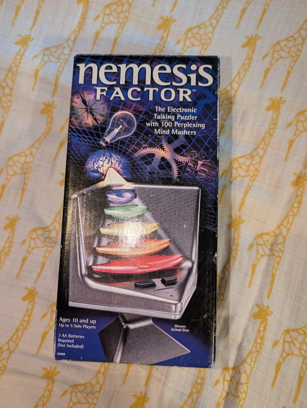 Rare Hasbro Nemesis Factor Electronic Game Talking Puzzle 2001 NEW NOS Y2K